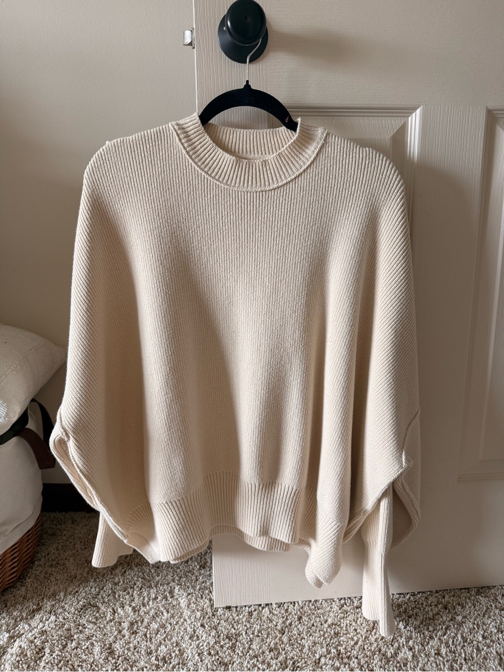 Free People Cream Easy Street Sweater
